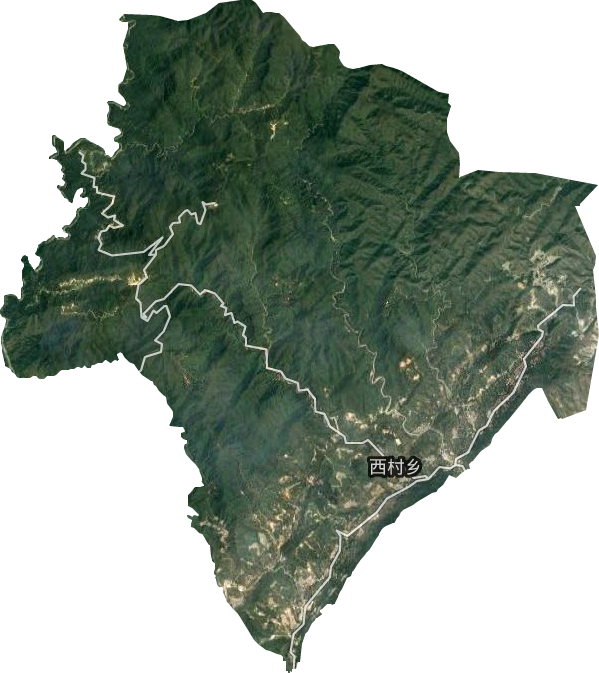 西村乡卫星图