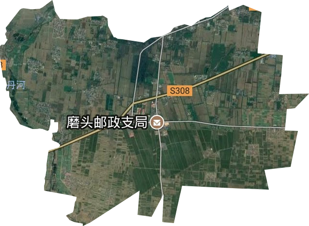 博爱县磨头镇卫星图