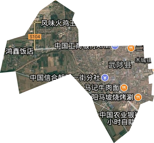 木城街道卫星图