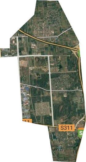 木栾街道卫星图