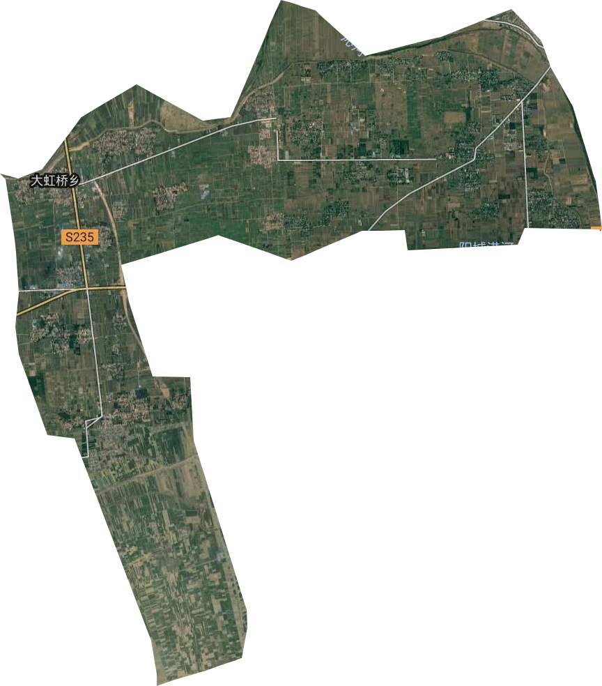 大虹桥乡卫星图