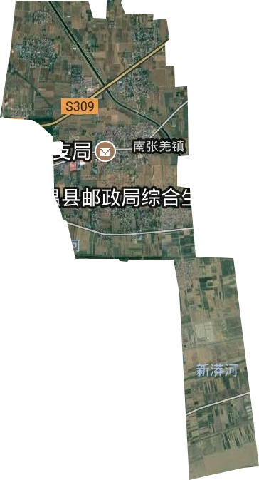 南张羌镇卫星图
