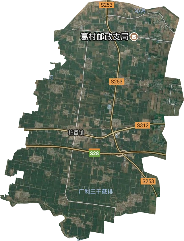 柏香镇卫星图