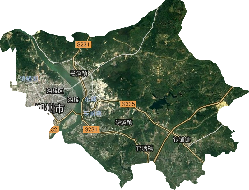 湘桥区卫星图