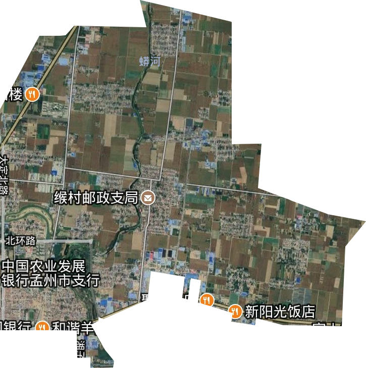 河阳街道卫星图