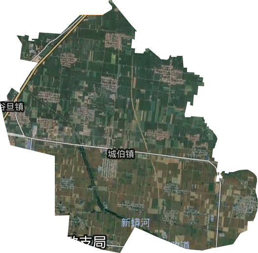 城伯镇卫星图