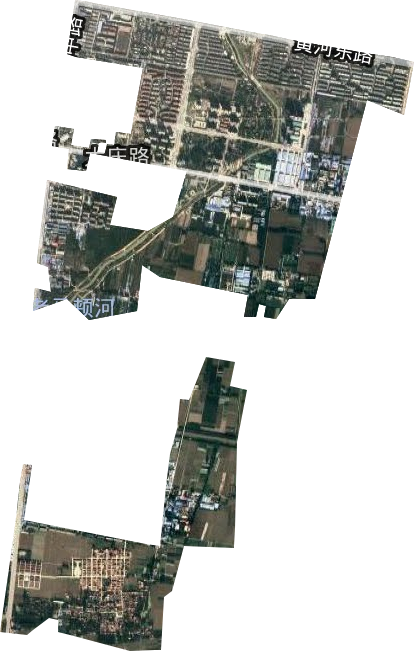 大庆路街道卫星图