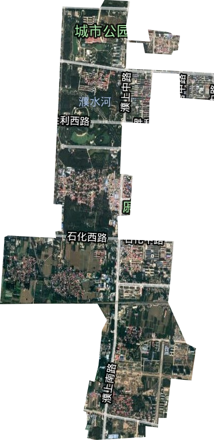昆吾路街道卫星图