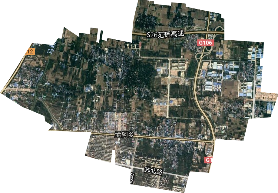孟轲乡卫星图