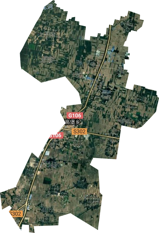 高堡乡卫星图
