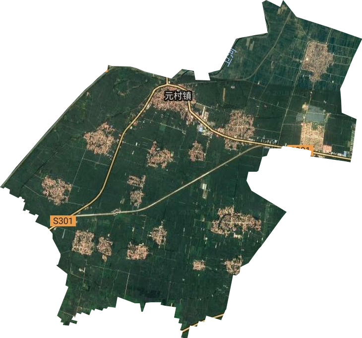 元村镇卫星图