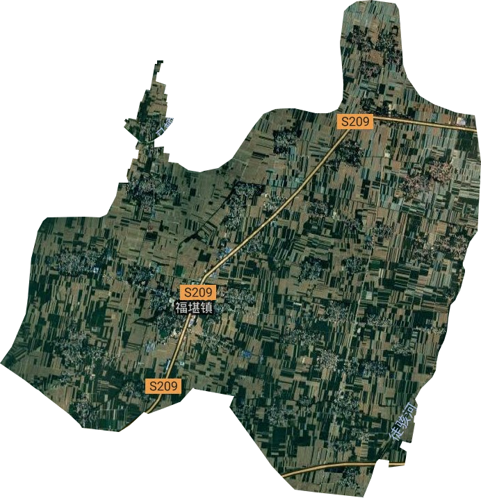 福坎镇卫星图