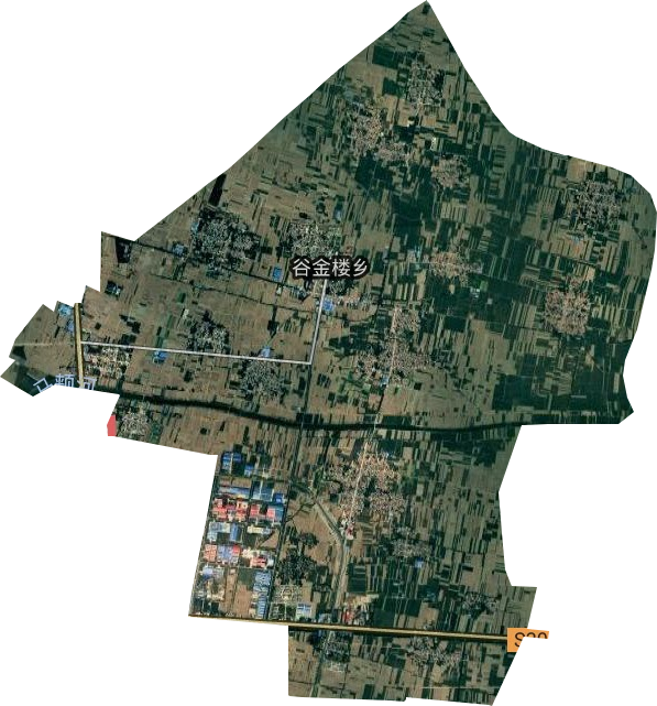 谷金楼乡卫星图