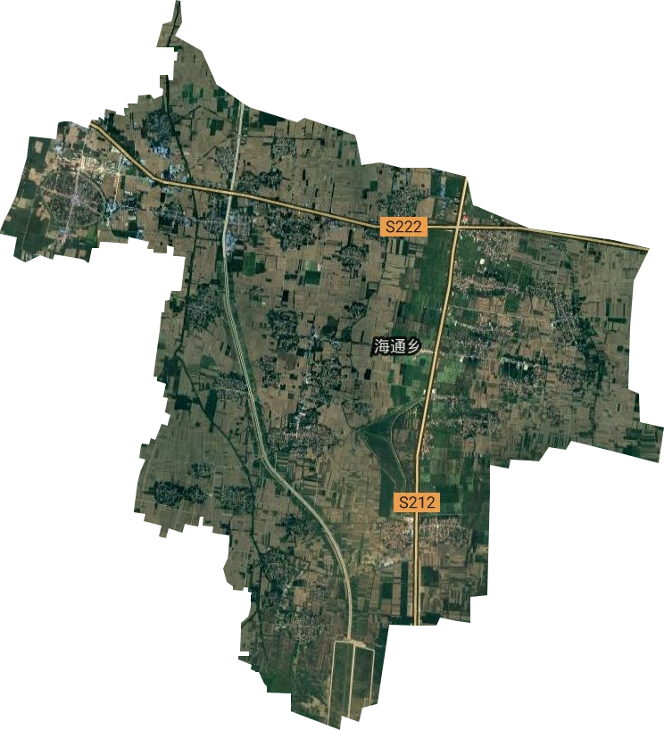 濮阳县海通乡卫星图