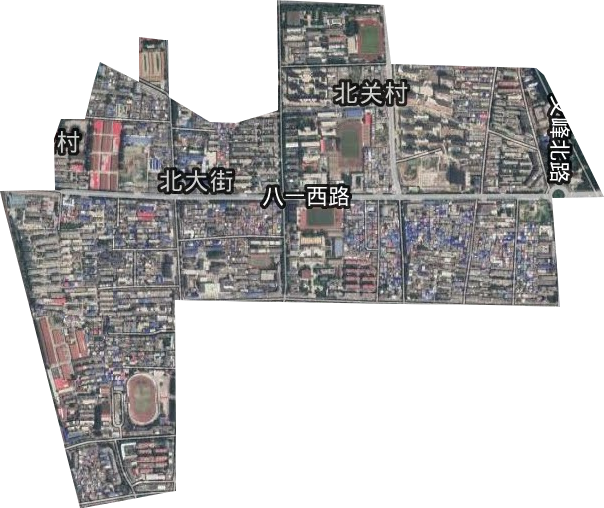 北大街道卫星图
