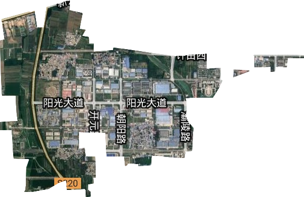 许昌经济开发区卫星图