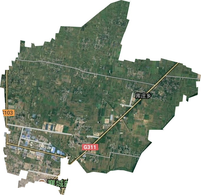库庄镇卫星图