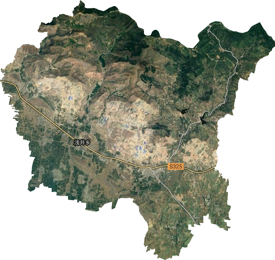 浅井镇卫星图