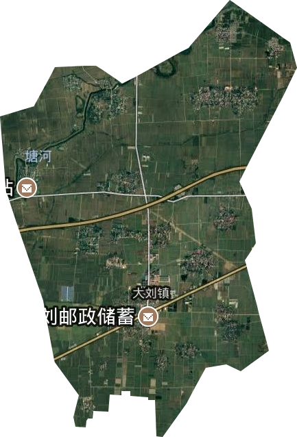 大刘镇卫星图