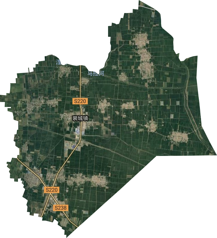 裴城镇卫星图