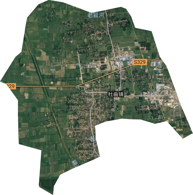 杜曲镇卫星图