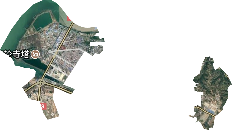 河南三门峡经济开发区卫星图