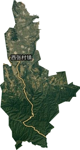 西张村镇卫星图