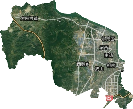 柳南区卫星图