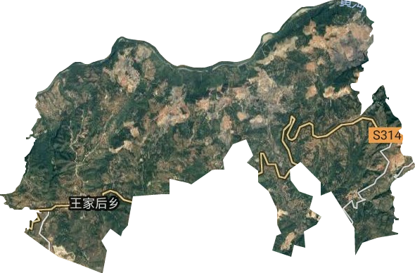 王家后乡卫星图