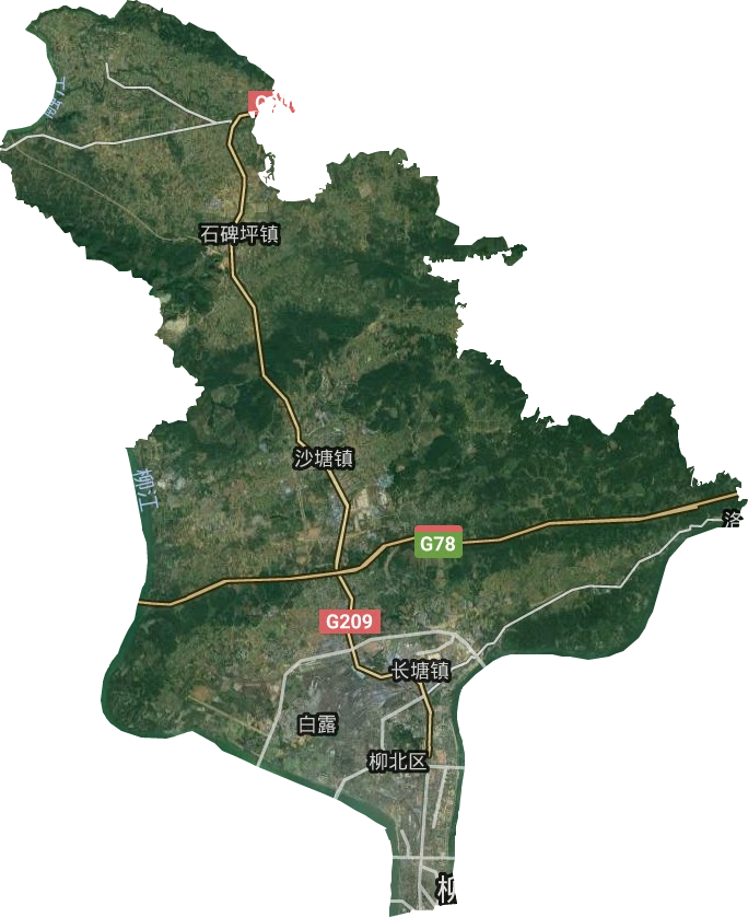 柳北区卫星图
