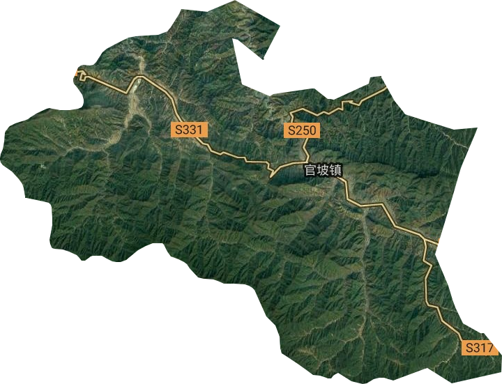 官坡镇卫星图