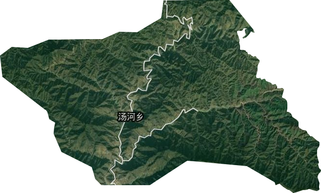 汤河乡卫星图