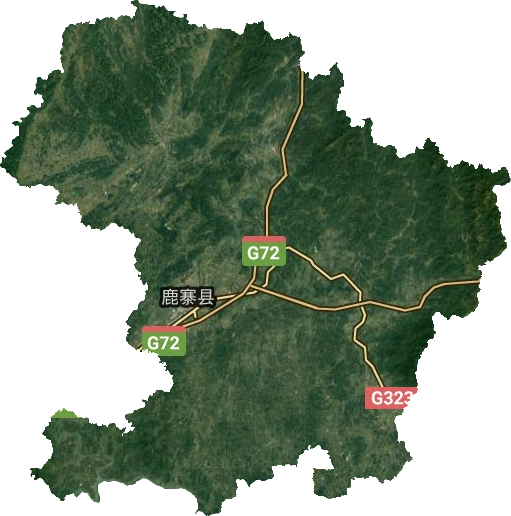 鹿寨县卫星图