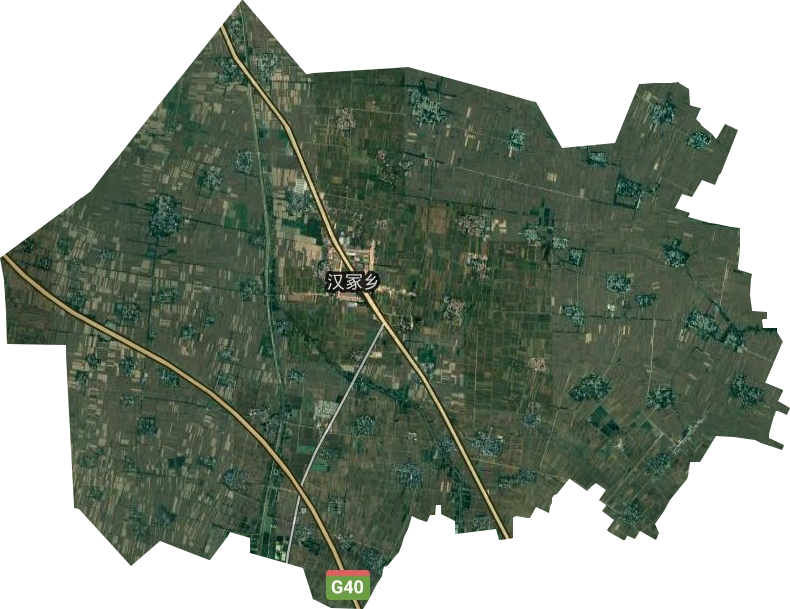 汉冢乡卫星图