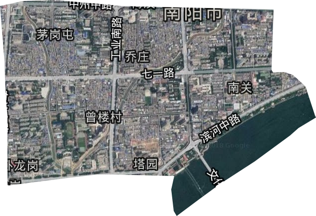 七一街道卫星图