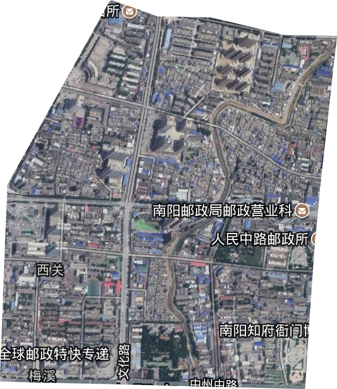 梅溪街道卫星图