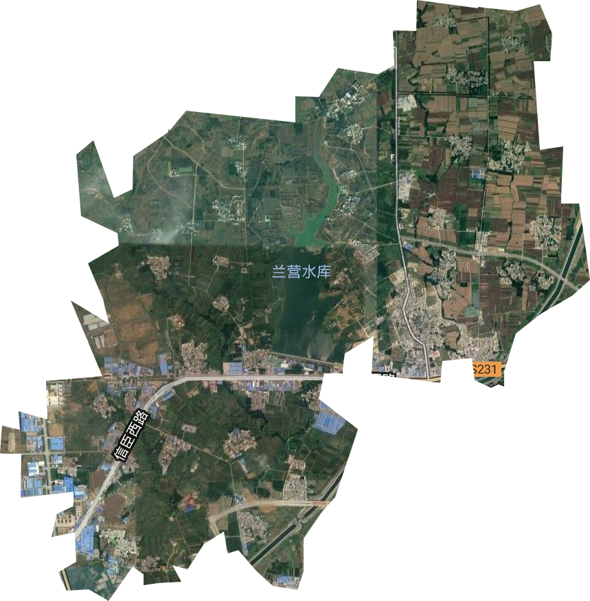 靳岗街道卫星图