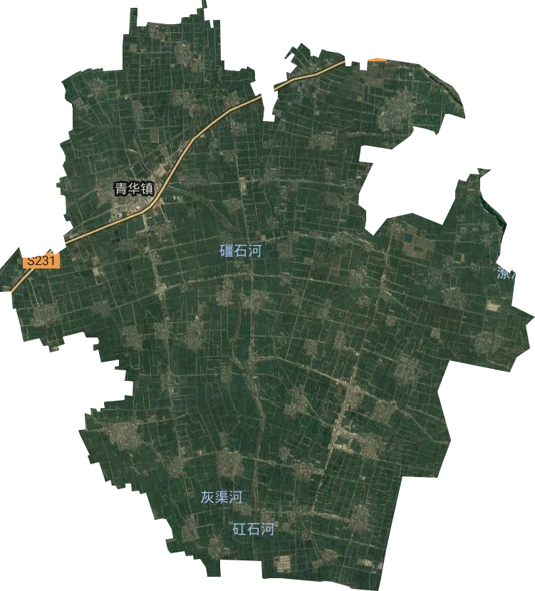 青华镇卫星图
