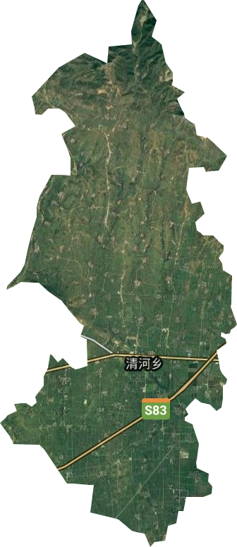 清河乡卫星图