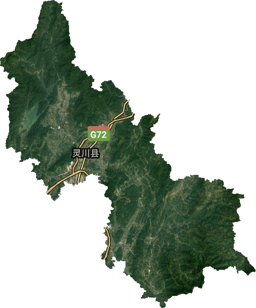 灵川县卫星图