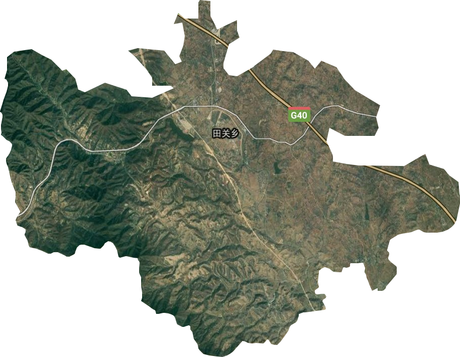 田关乡卫星图