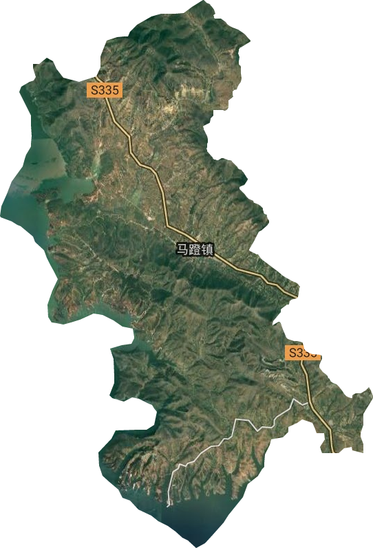 马蹬镇卫星图