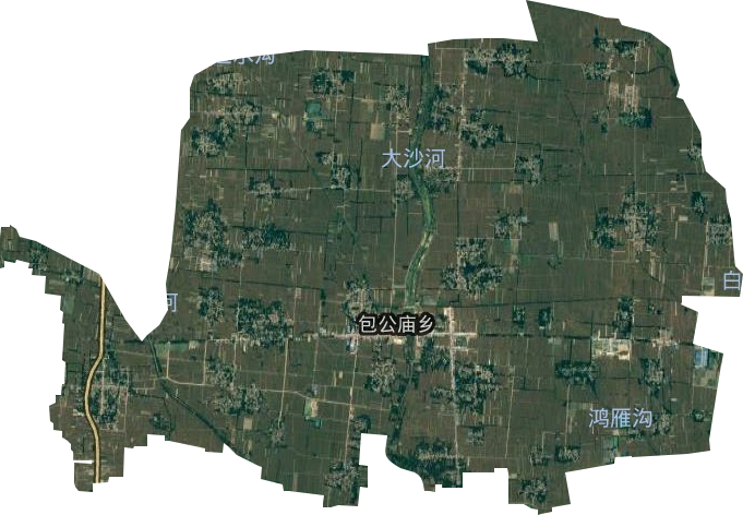 包公庙乡卫星图