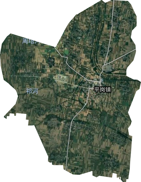 平岗镇卫星图