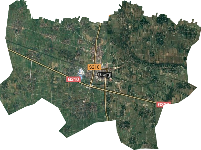 柳河镇卫星图