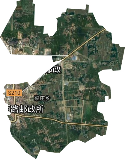浦东街道卫星图