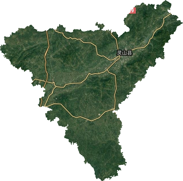 灵山县卫星图