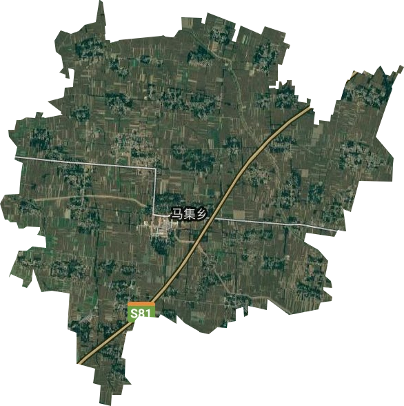 马集乡卫星图