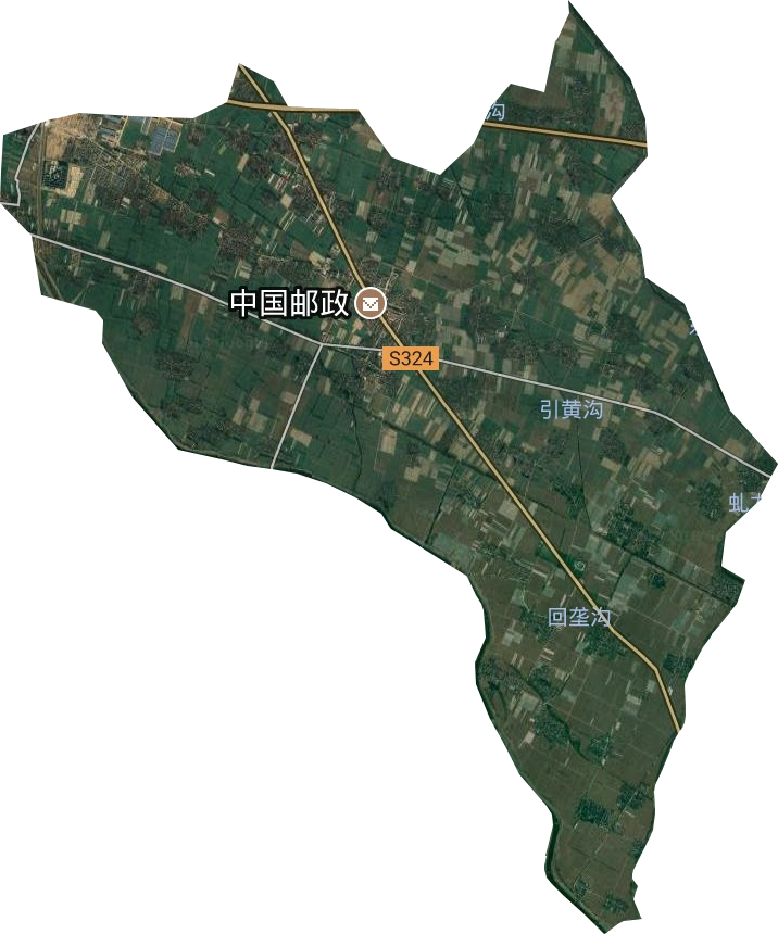 胡桥乡卫星图
