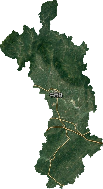 平南县卫星图